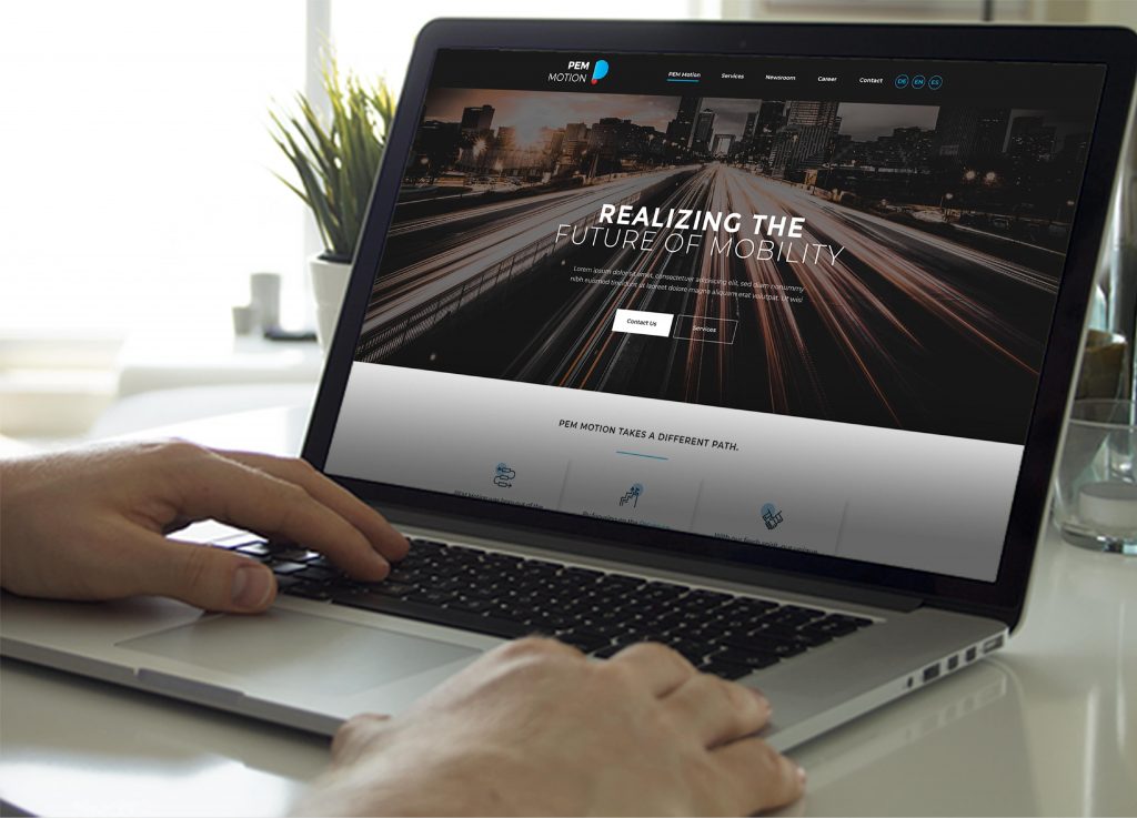 kandid designes pem motion website