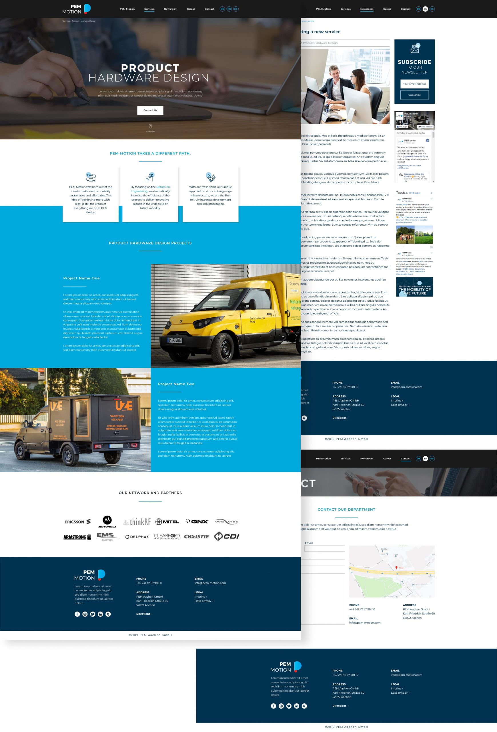 project examples on website